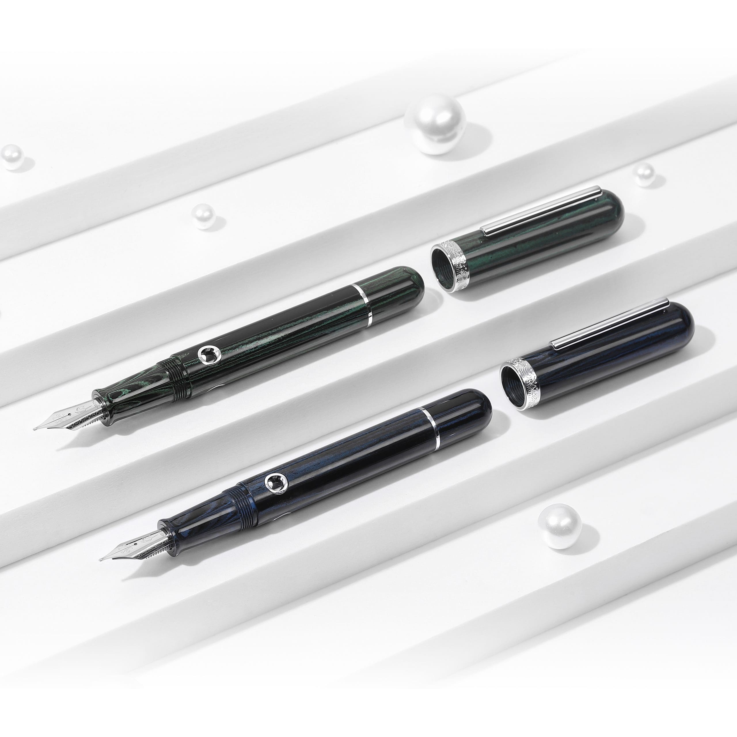 Nahvalur Nautilus Chelonia Green ST Fountain Pen