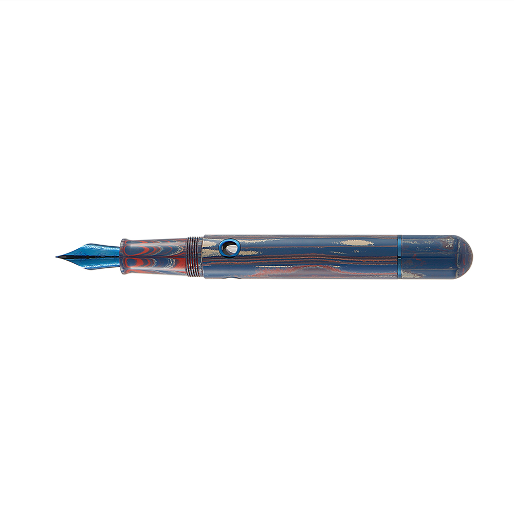 Nahvalur Nautilus The Blue Ringed BT Fountain Pen