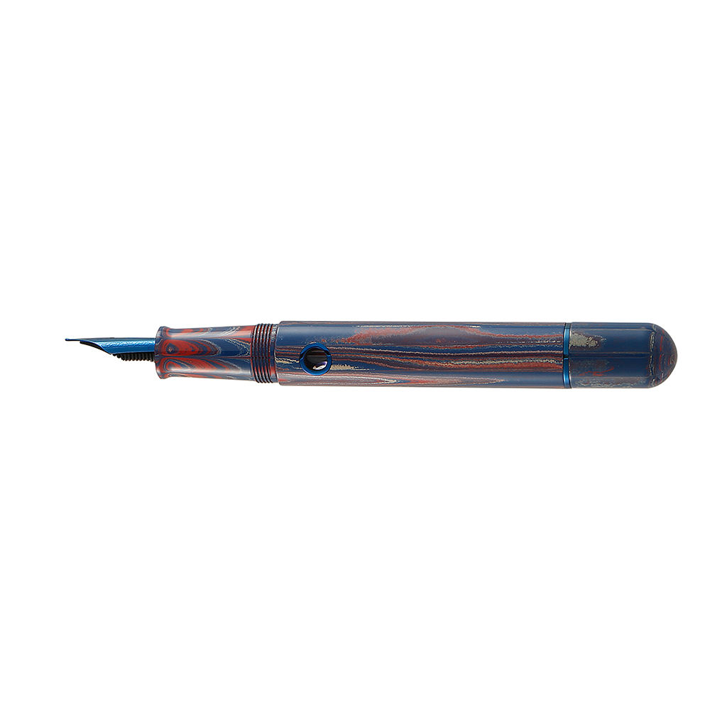 Nahvalur Nautilus The Blue Ringed BT Fountain Pen