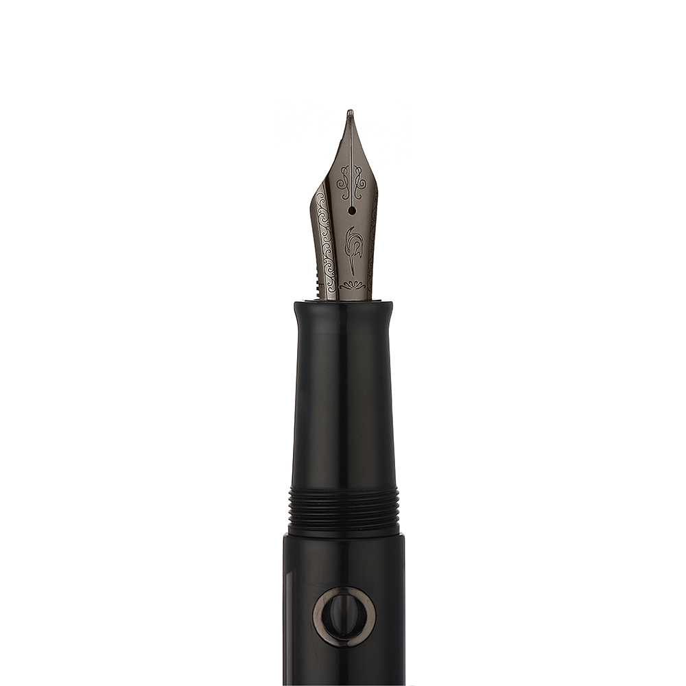 Nahvalur Nautilus Céphalopode Noir RT Stylo Plume