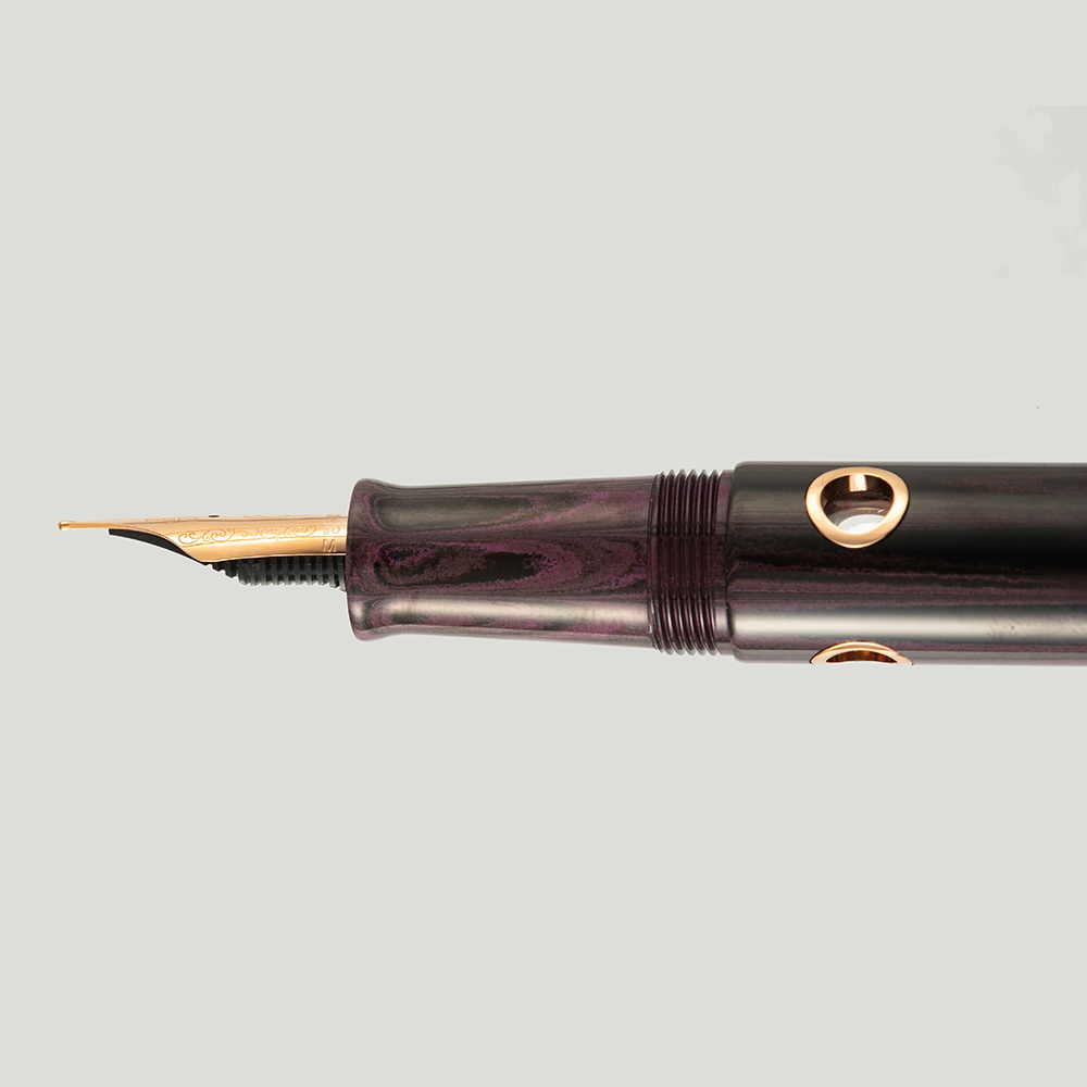 Nahvalur Nautilus Stylophora Berry RGT Fountain Pen