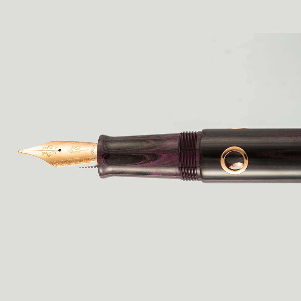 Nahvalur Nautilus Stylophora Berry RGT Fountain Pen