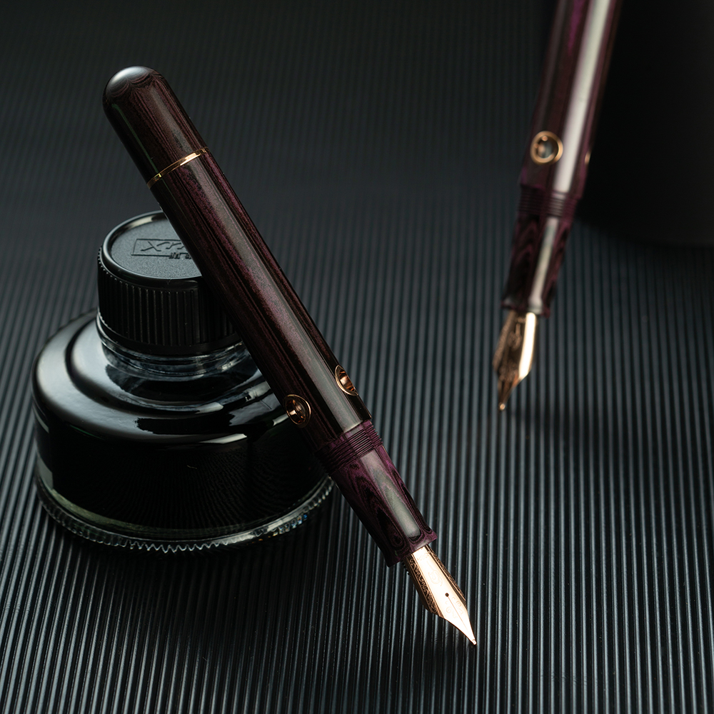 Nahvalur Nautilus Stylophora Berry RGT Fountain Pen