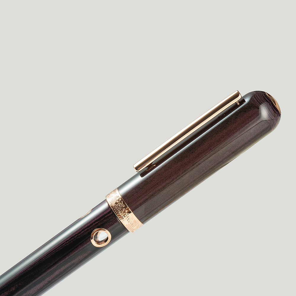 Nahvalur Nautilus Stylophora Berry RGT Fountain Pen
