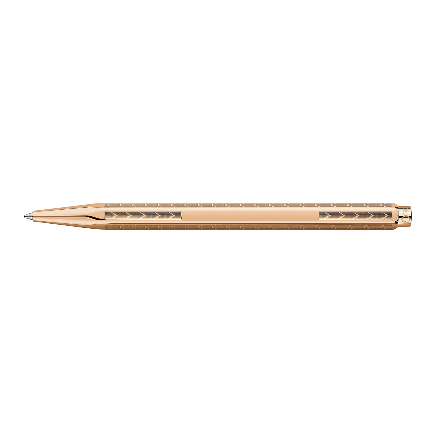 Caran d'Ache Ecridor Chevron Rose Gold Ballpoint