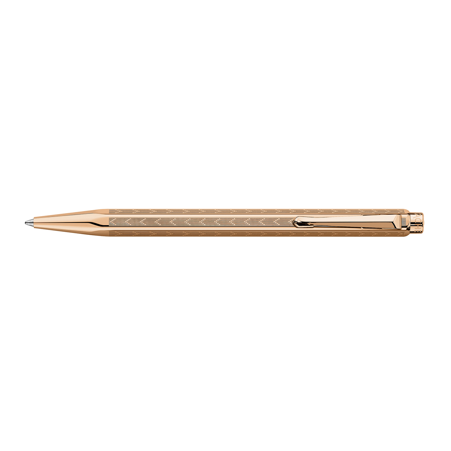 Caran d'Ache Ecridor Chevron Rose Gold Ballpoint
