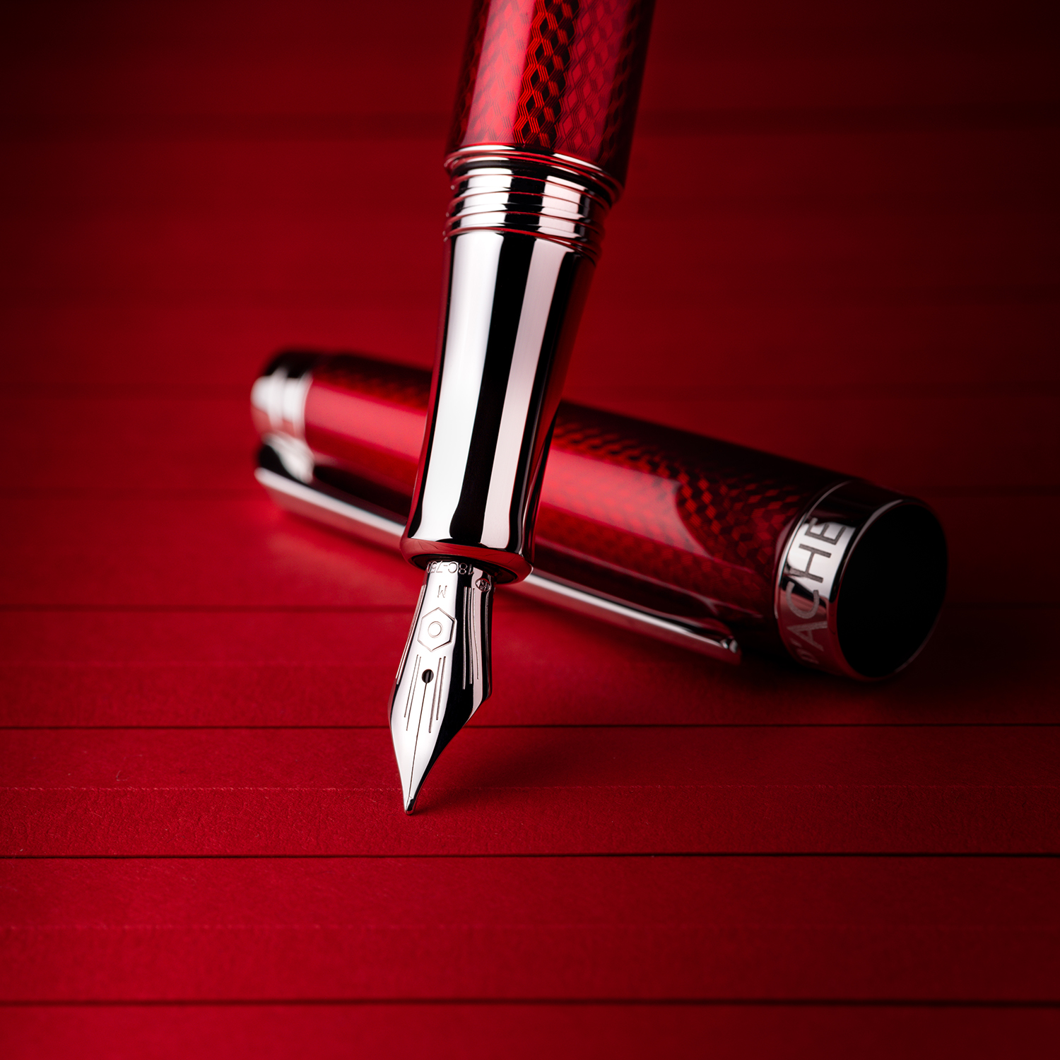 Caran d'Ache Léman Rouge Carmin Fountain pen