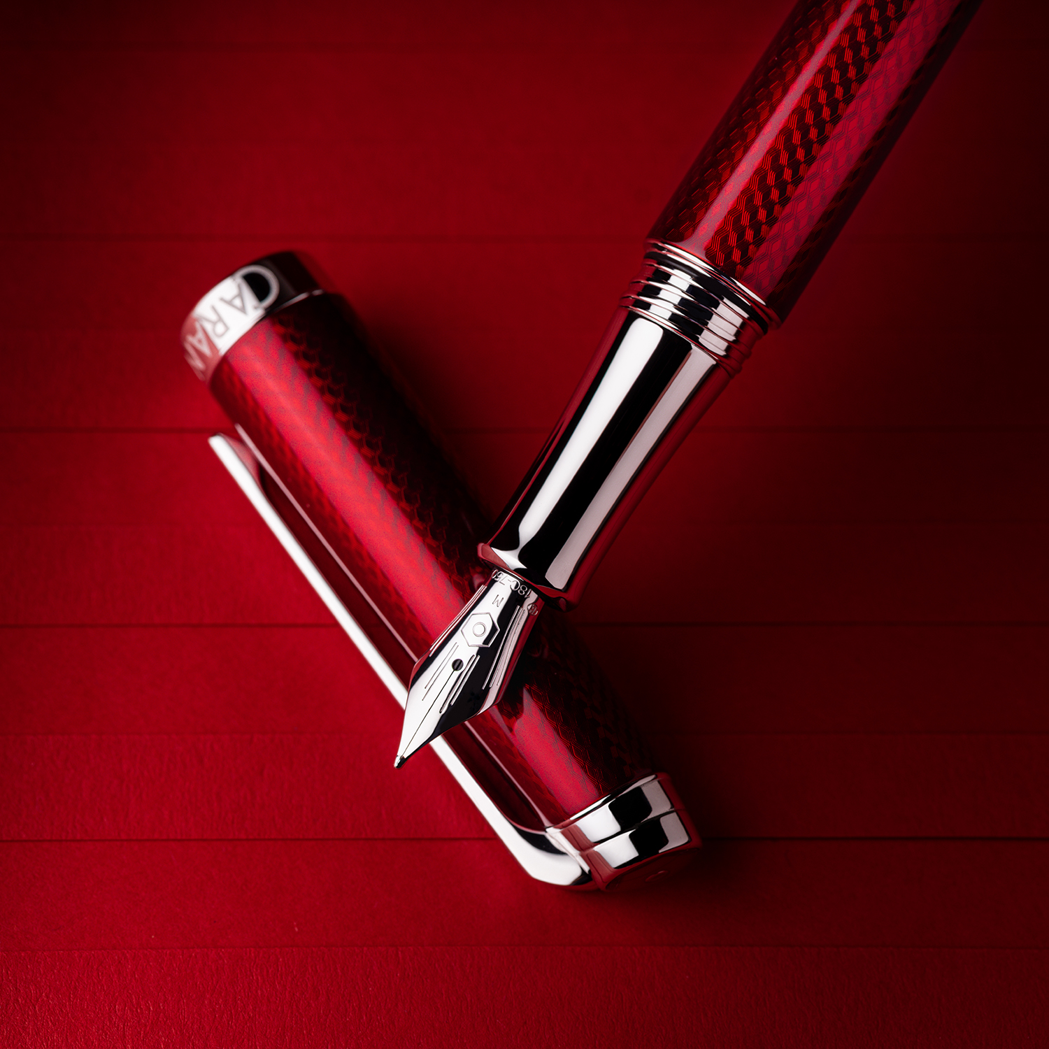 Caran d'Ache Léman Rouge Carmin Fountain pen
