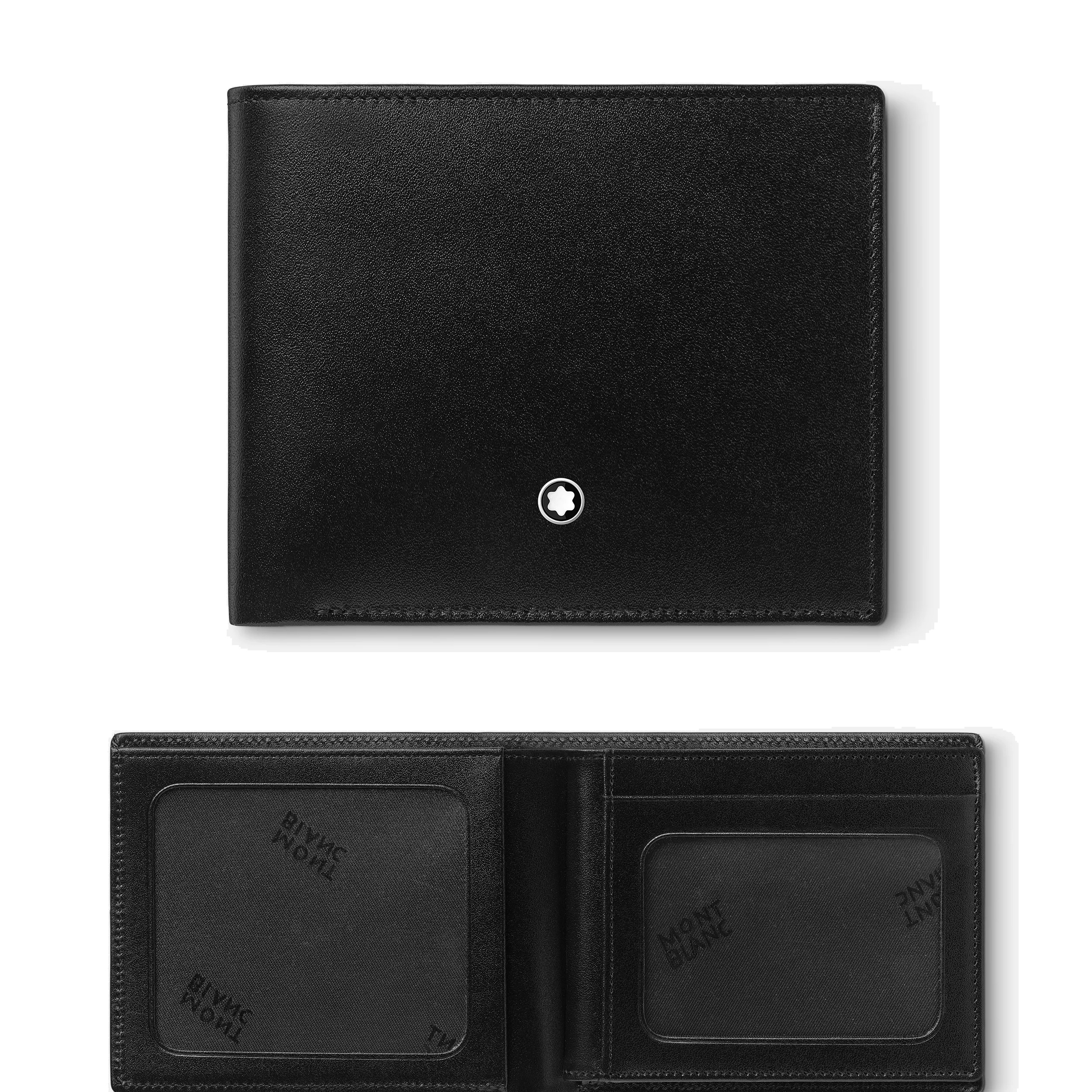 Carteira Montblanc Meisterstück com 2 bolsos de visualização (6 cartões de crédito) 16354