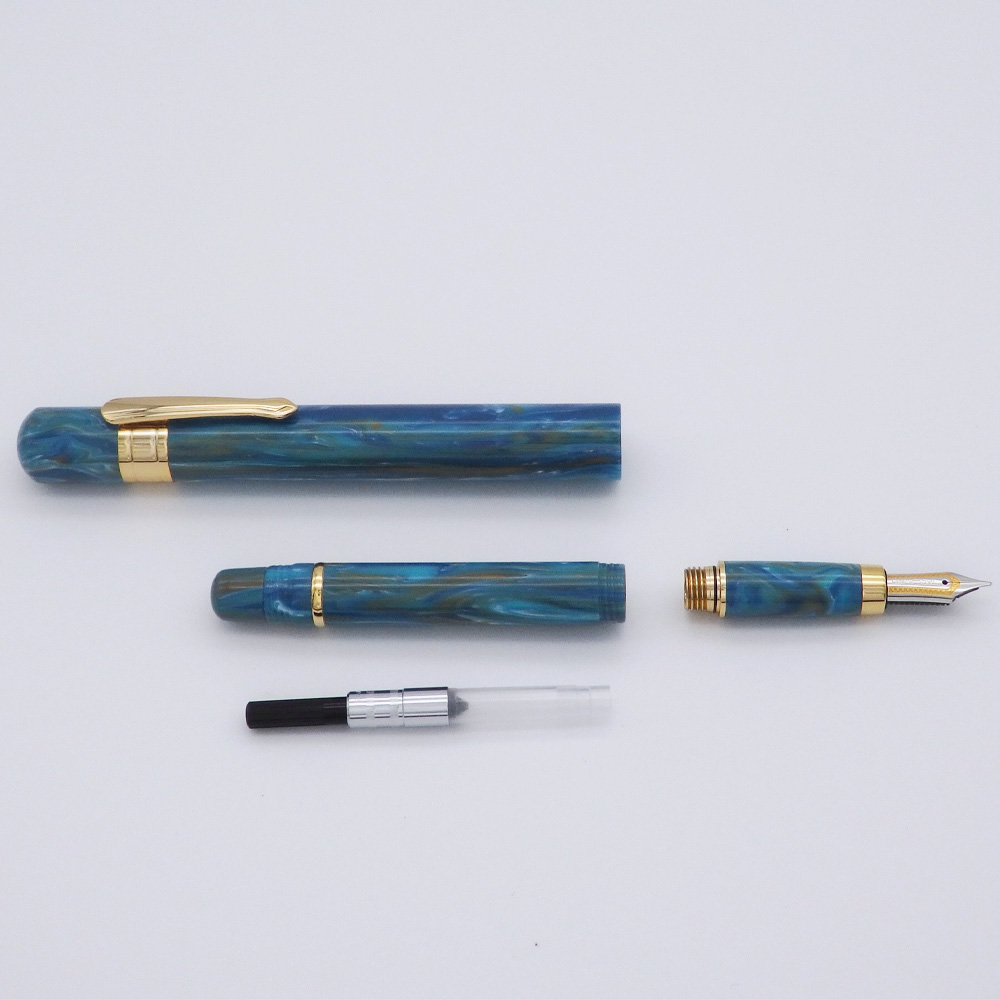 Taccia Covenant Blue Apatite Fountain pen