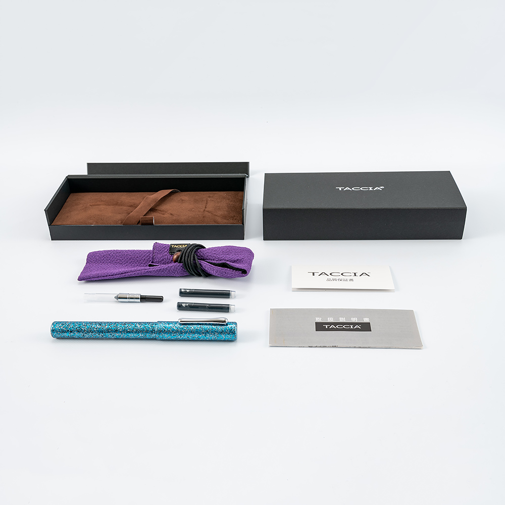 Taccia Granite Stone Blue Fountain pen