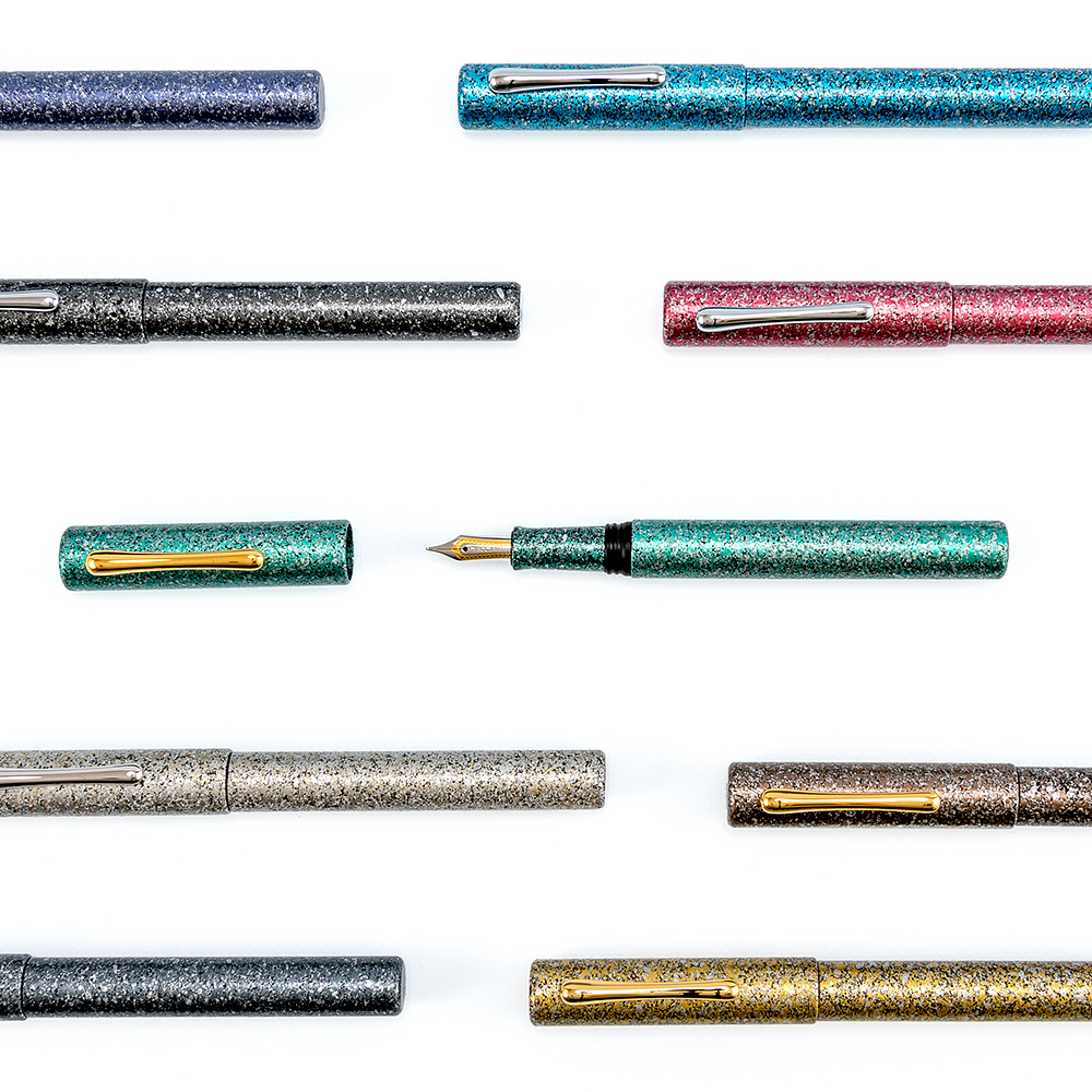 Taccia Granite Stone Green Fountain pen