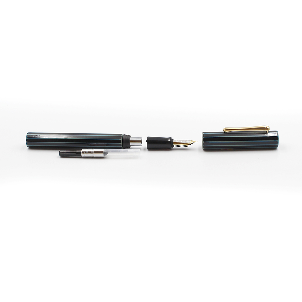Taccia Kaku-Tate Asagi Blue Fountain pen