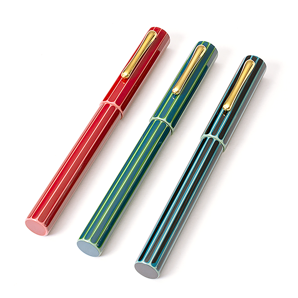 Taccia Kaku-Tate Asagi Blue Fountain pen