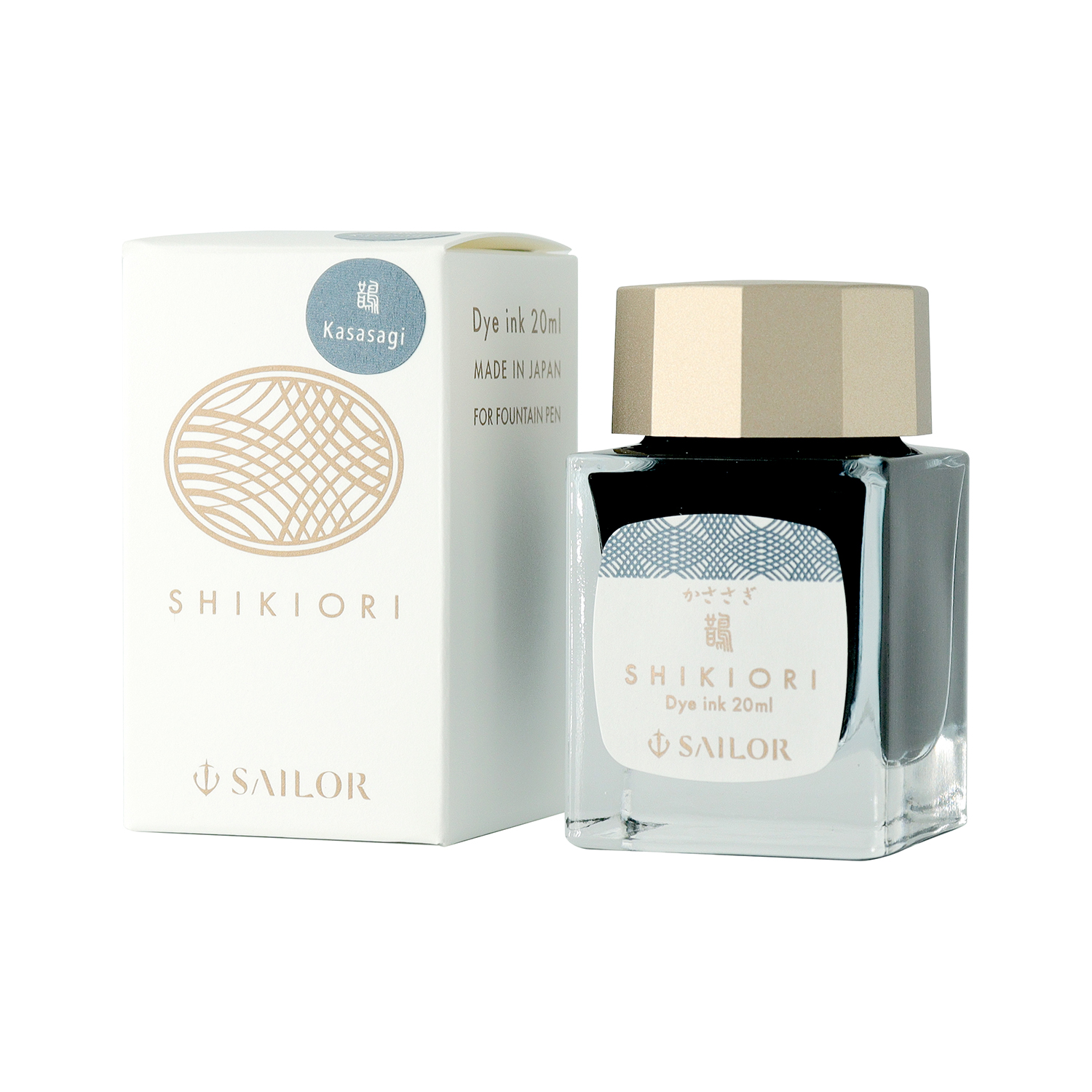 Encre Sailor Shikiori Fairy Tales Kasasagi - Bouteille d'encre 20ml