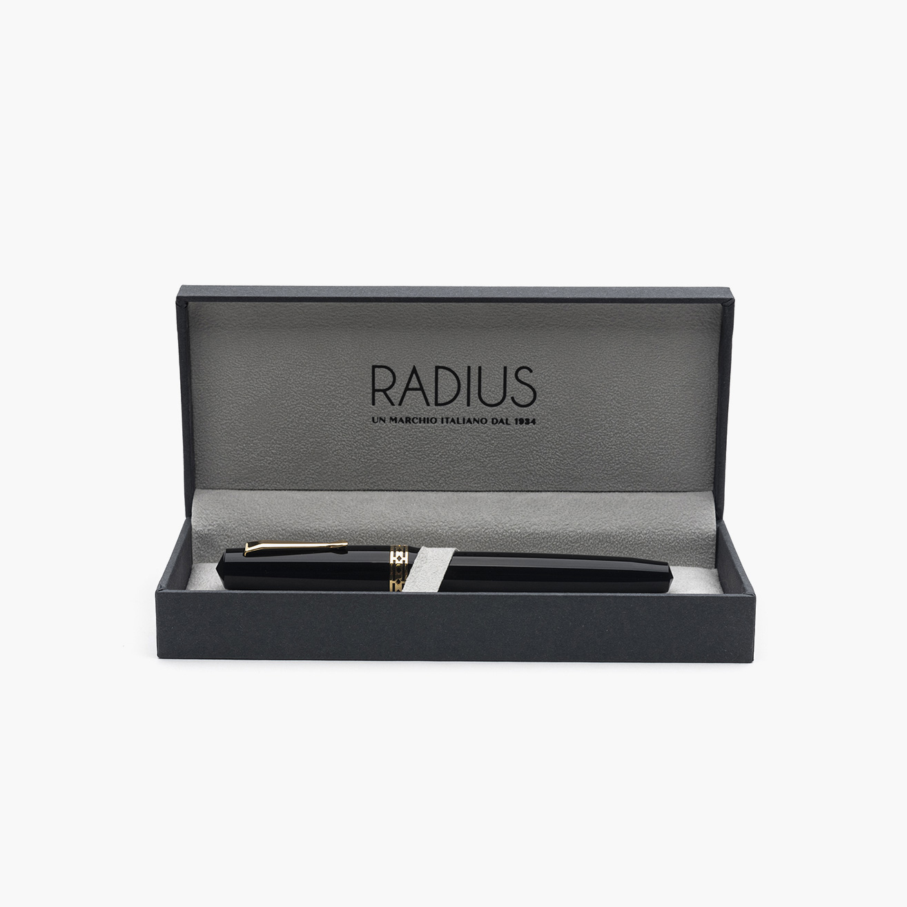 Pluma Estilográfica Radius Settimo Nero Essenza Opaco RT