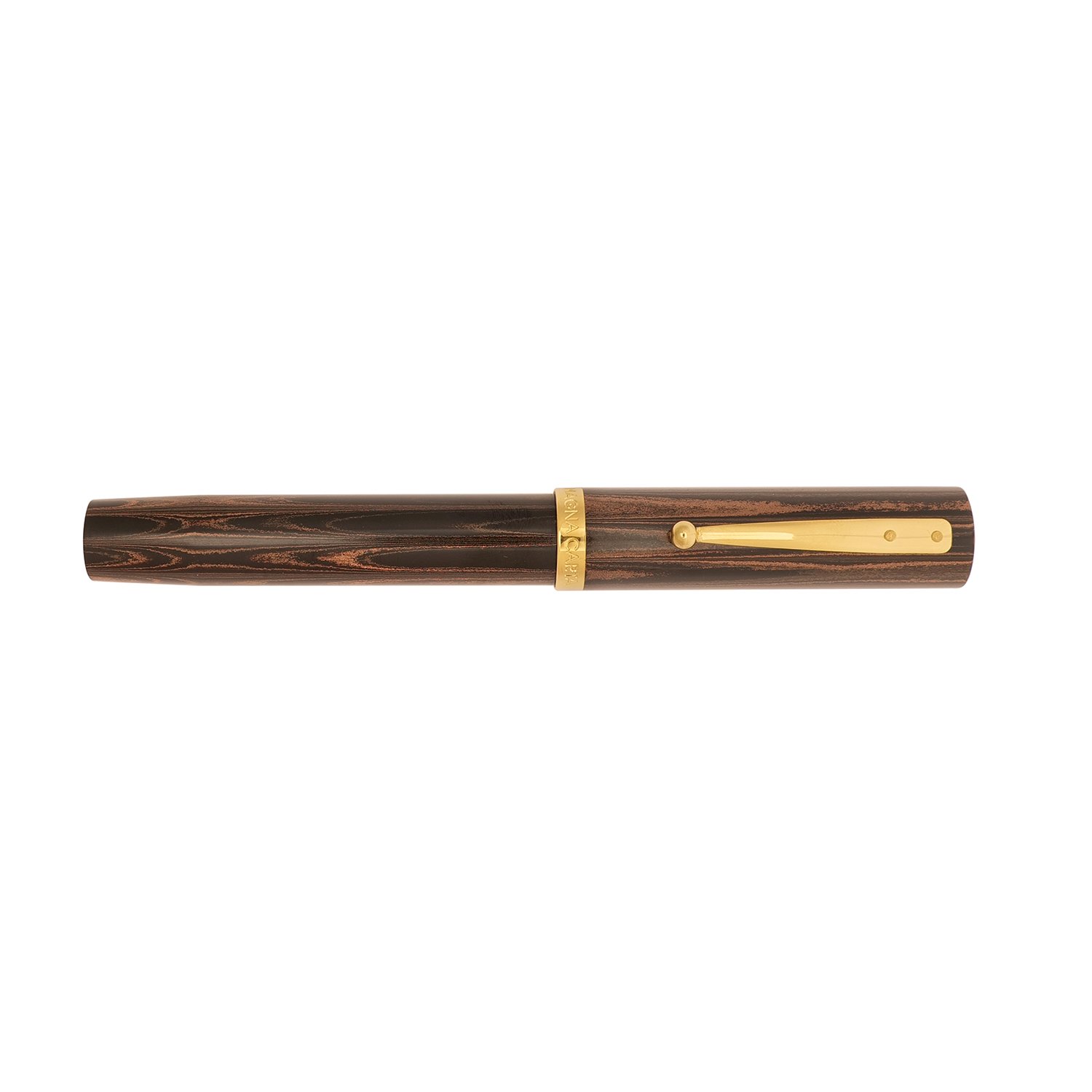 Magna Carta Mag 1000 SEM Ebonite Brown GT Fountain Pen