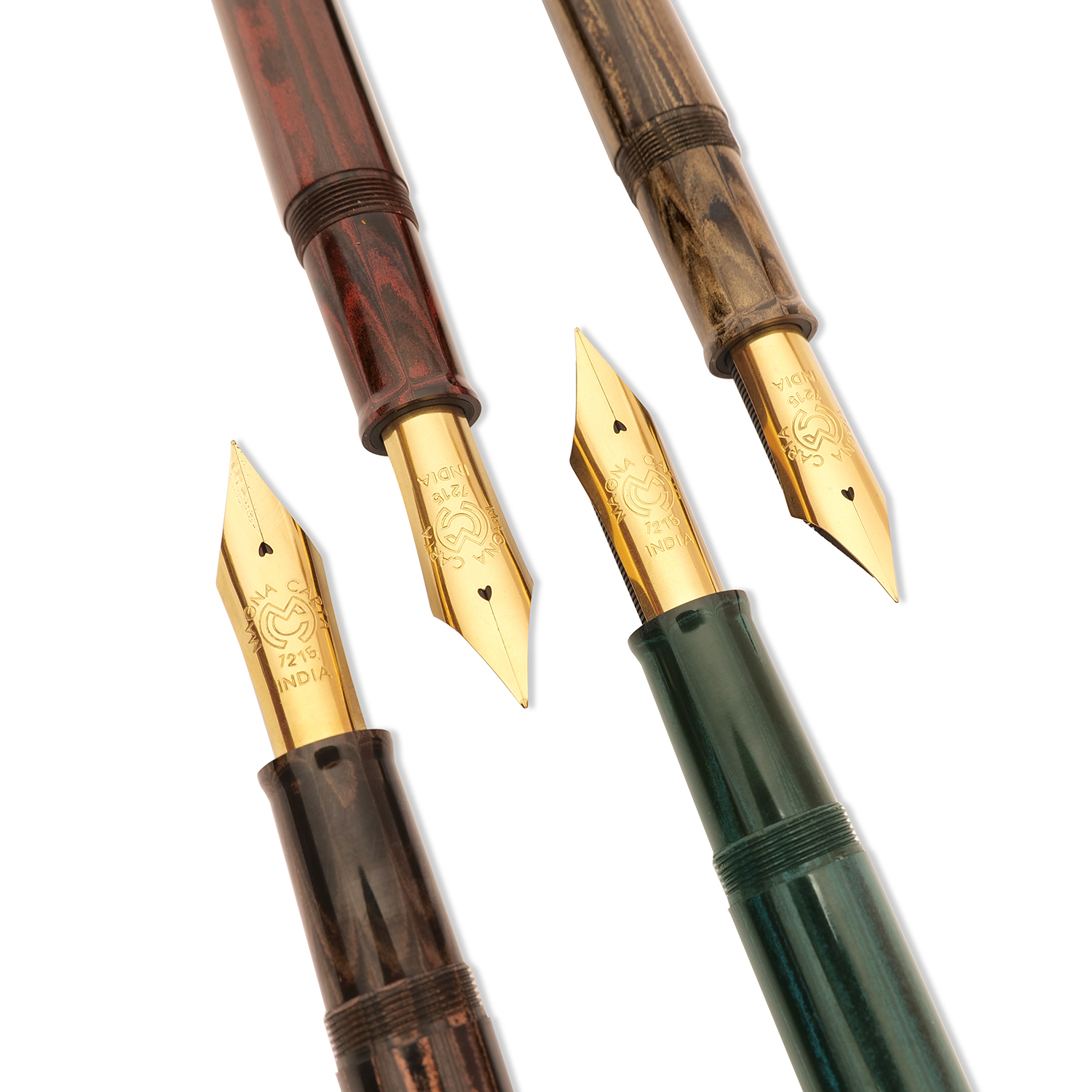 Magna Carta Mag 1000 SEM Ebonite Brown GT Fountain Pen