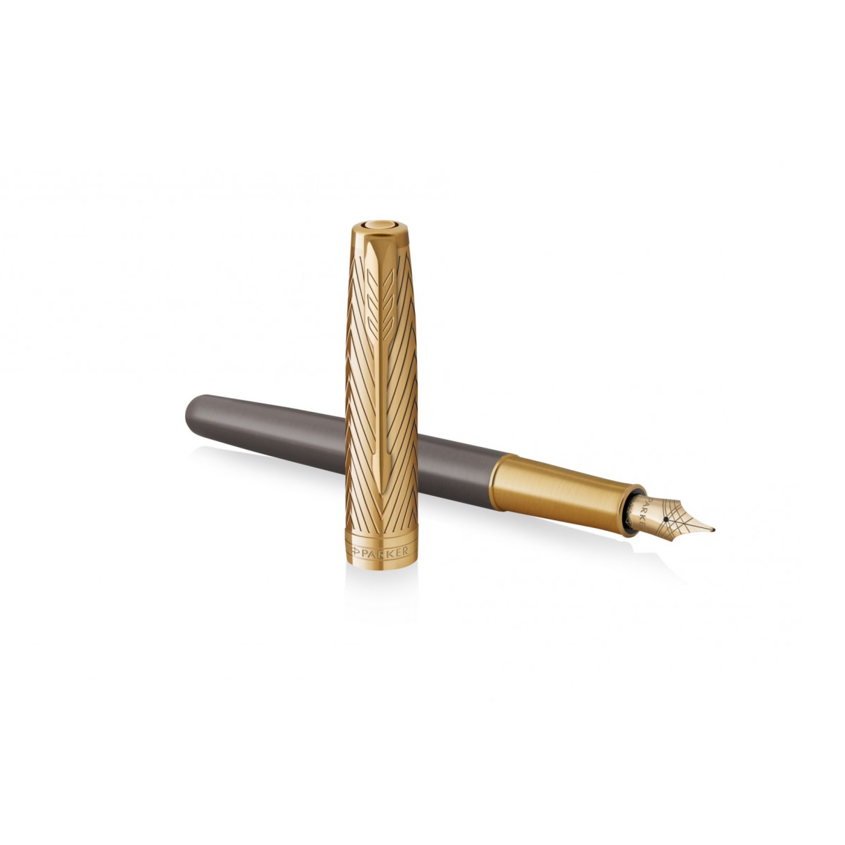 Parker Sonnet Pioneers Collection Arrow Grey Lacquer GT Fountain pen