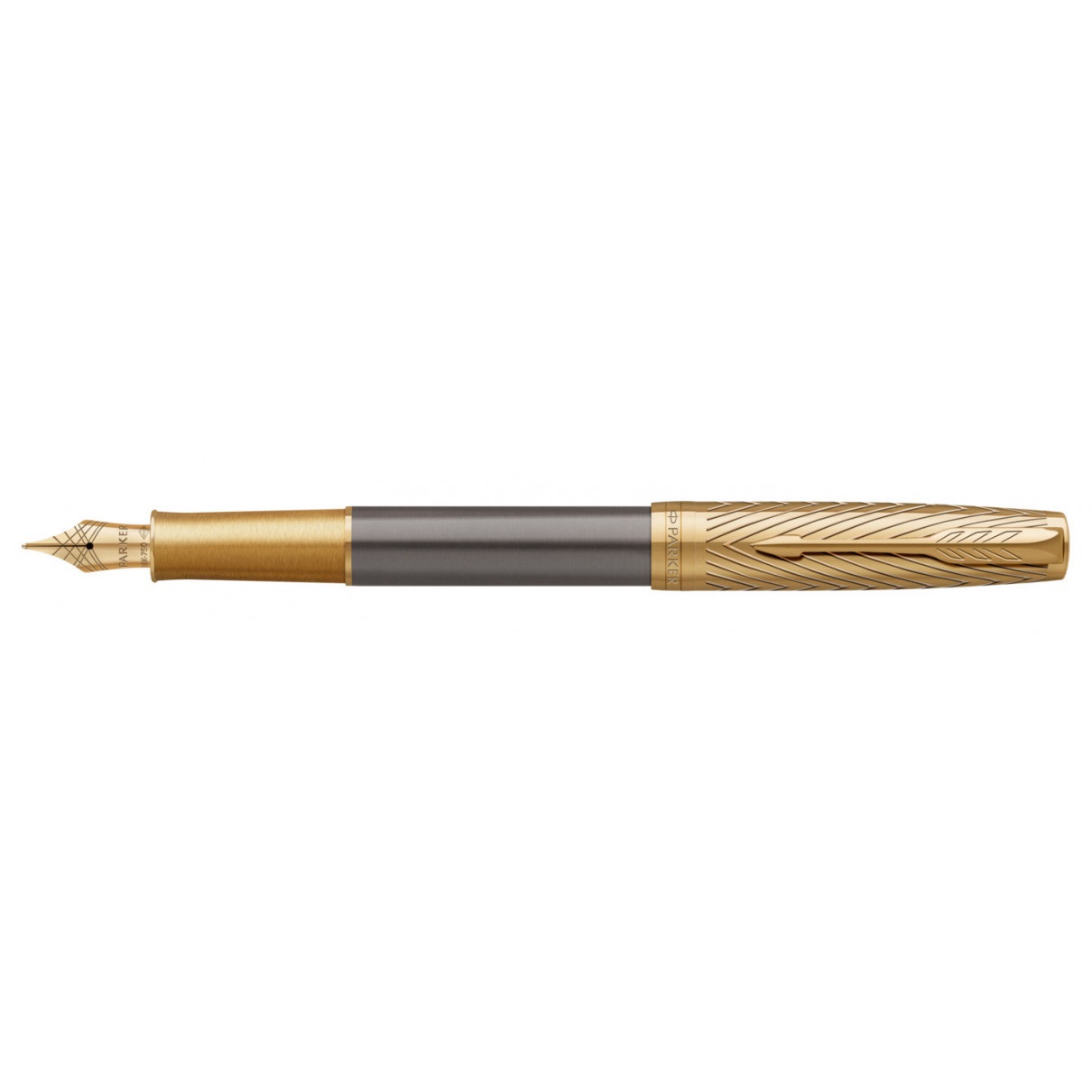 Parker Sonnet Pioneers Collection Arrow Grey Lacquer GT Fountain pen