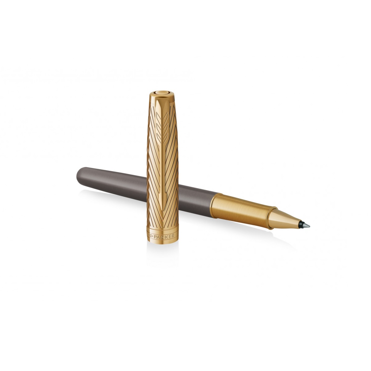 Parker Sonnet Pioneers Collection Arrow Grey Lacquer GT Rollerball