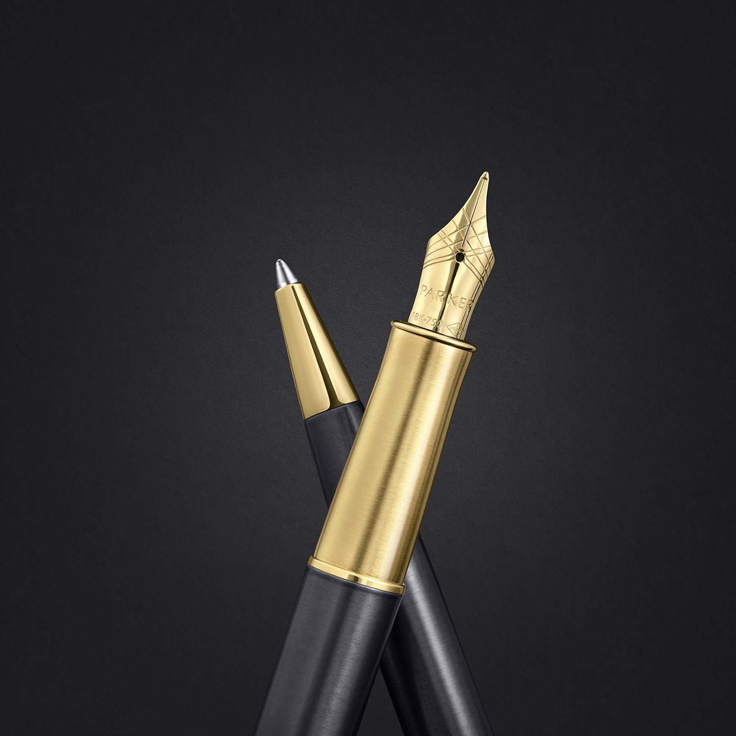 Parker Sonnet Pioneers Collection Arrow Grey Lacquer GT Fountain pen
