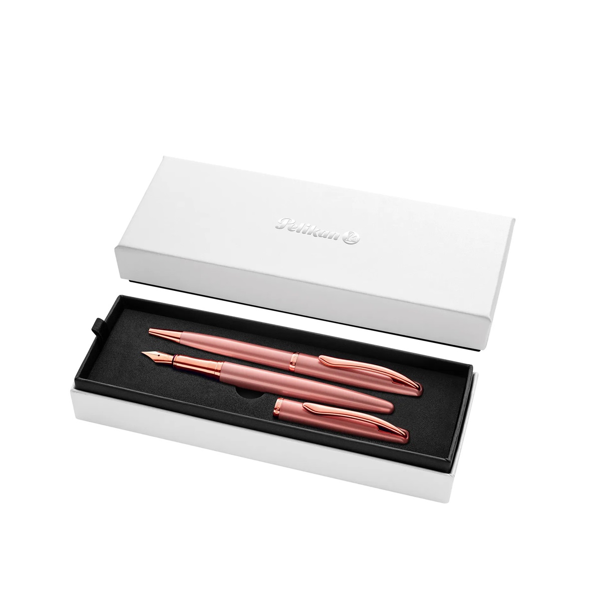 Pelikan Jazz Noble Elegance Gold Ballpoint and Fountain pen Set