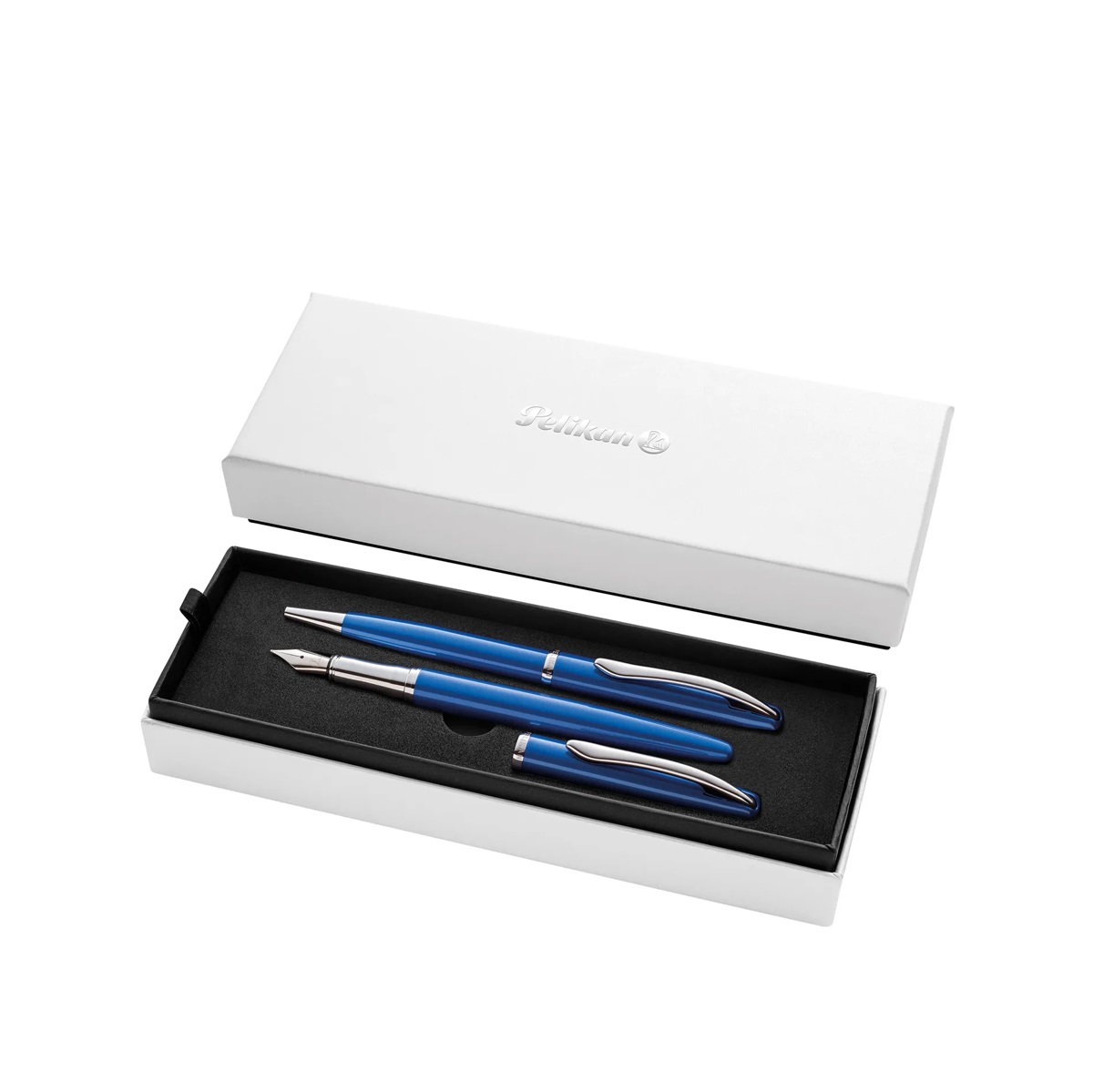 Pelikan Jazz Noble Elegance Gold Ballpoint and Fountain pen Set