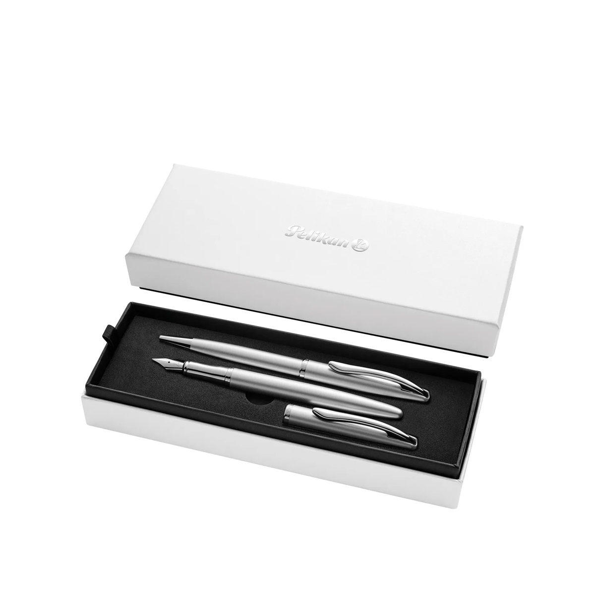 Pelikan Jazz Noble Elegance Gold Ballpoint and Fountain pen Set