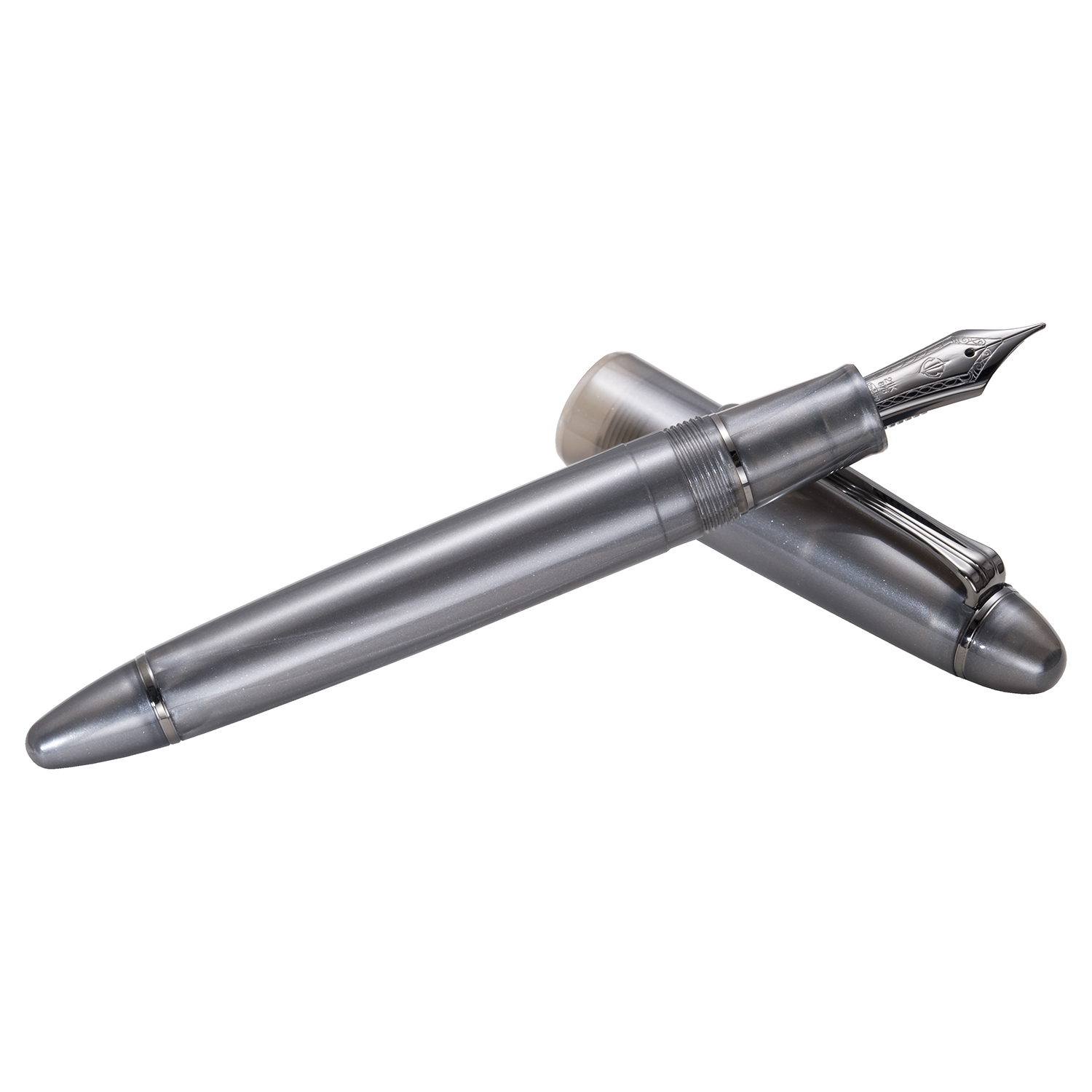 Sailor 1911L Ringless Metallic Simply Blue IP Fountain pen