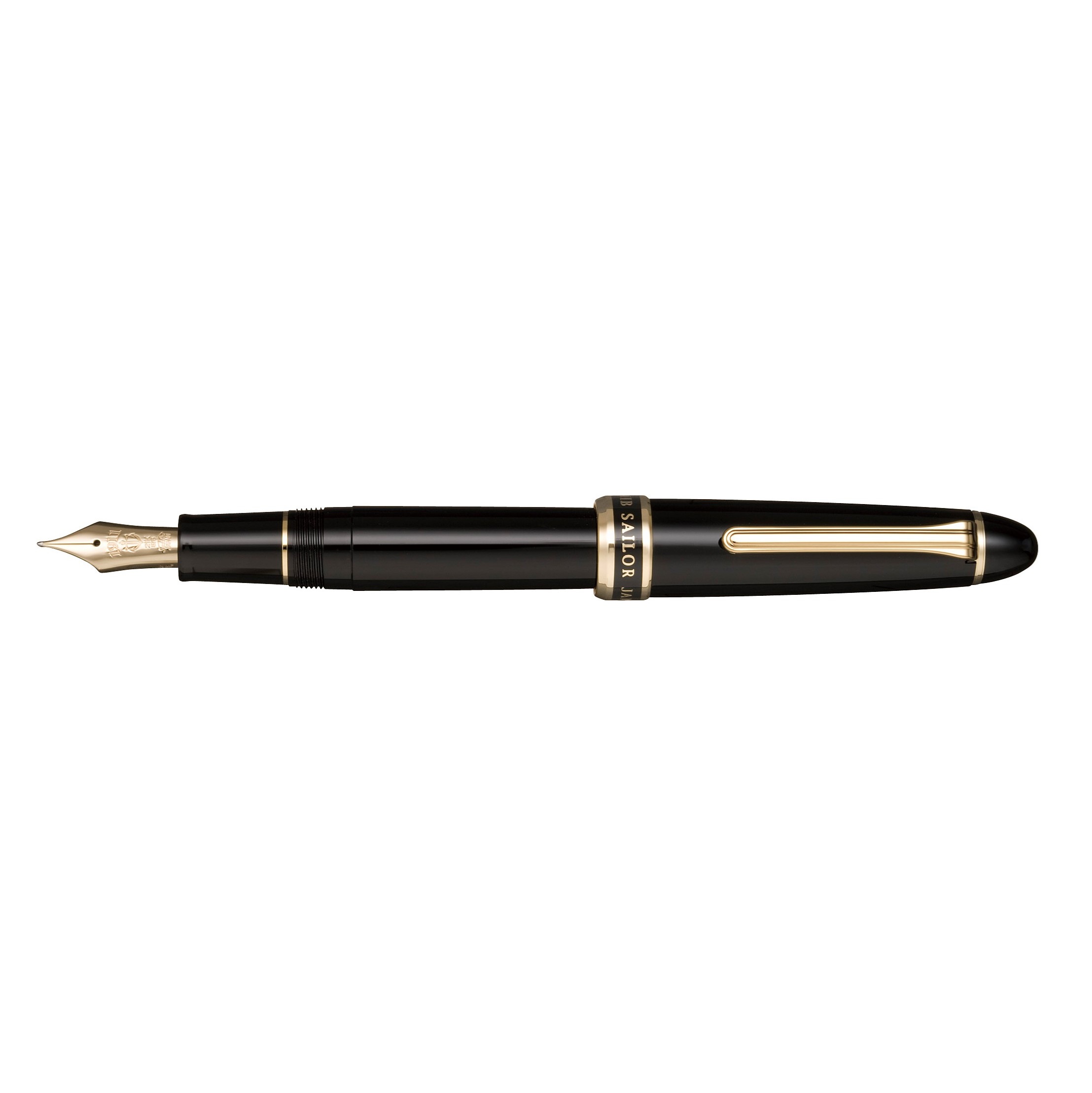 Sailor 1911L Black GT Naginata Fude de Mannen Fountain pen