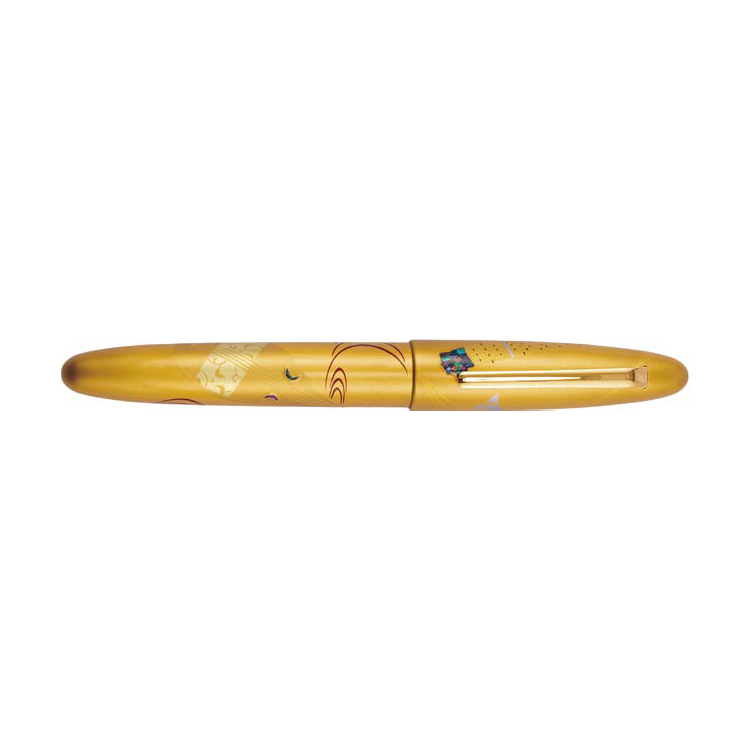 Taccia Kin-ji Maki-e Urushi Gyoku-in Biwa Fountain pen
