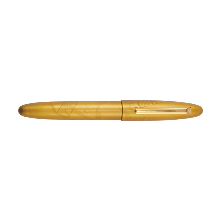 Taccia Kin-ji Maki-e Urushi Gyoku-in Biwa Fountain pen